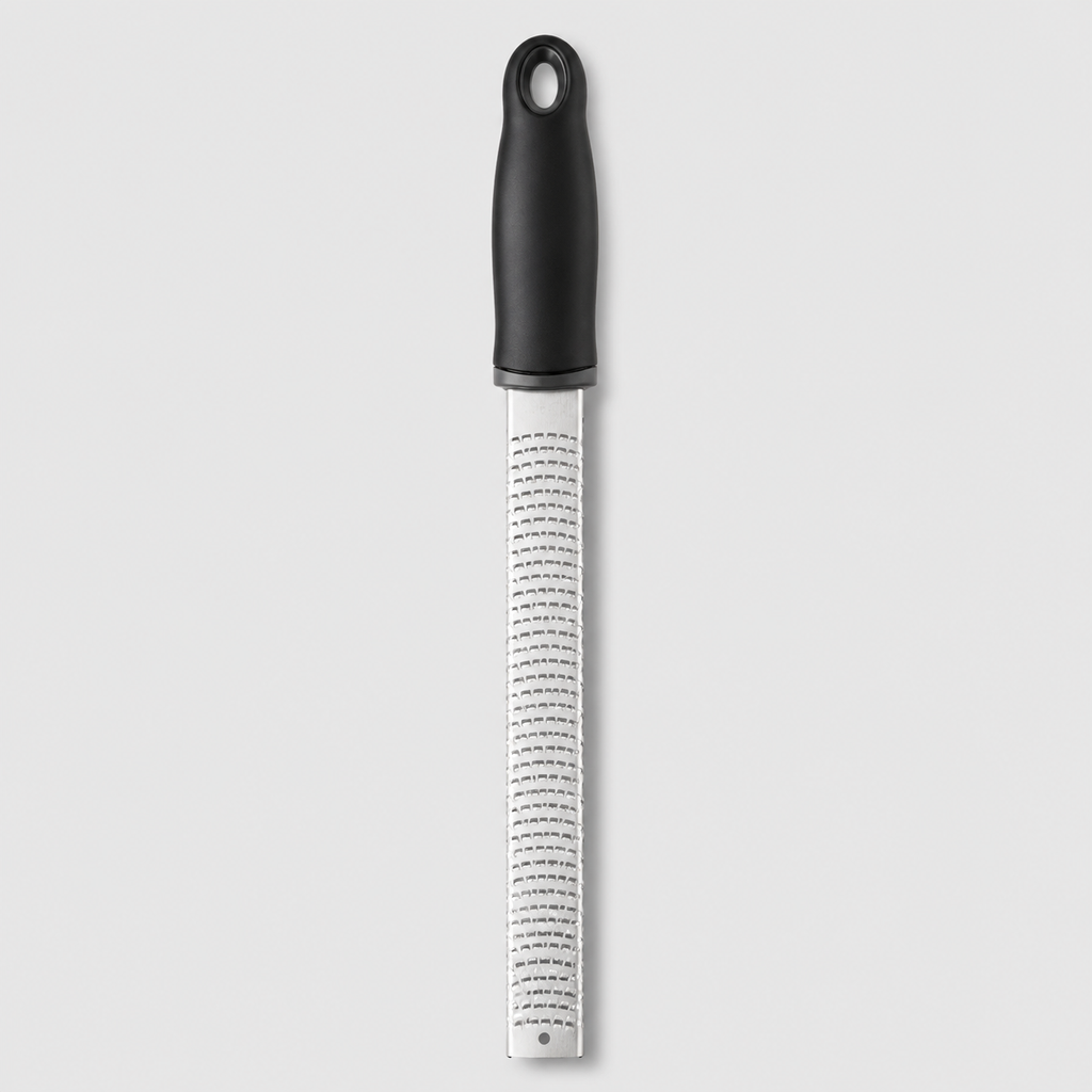 Stainless Steel Citrus Zester flat view