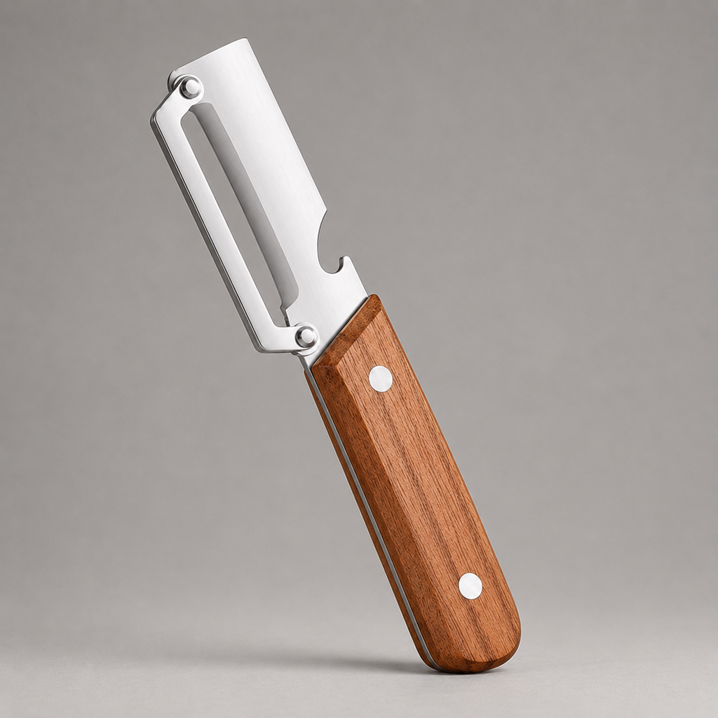 Wood Handle Vegetable Peeler