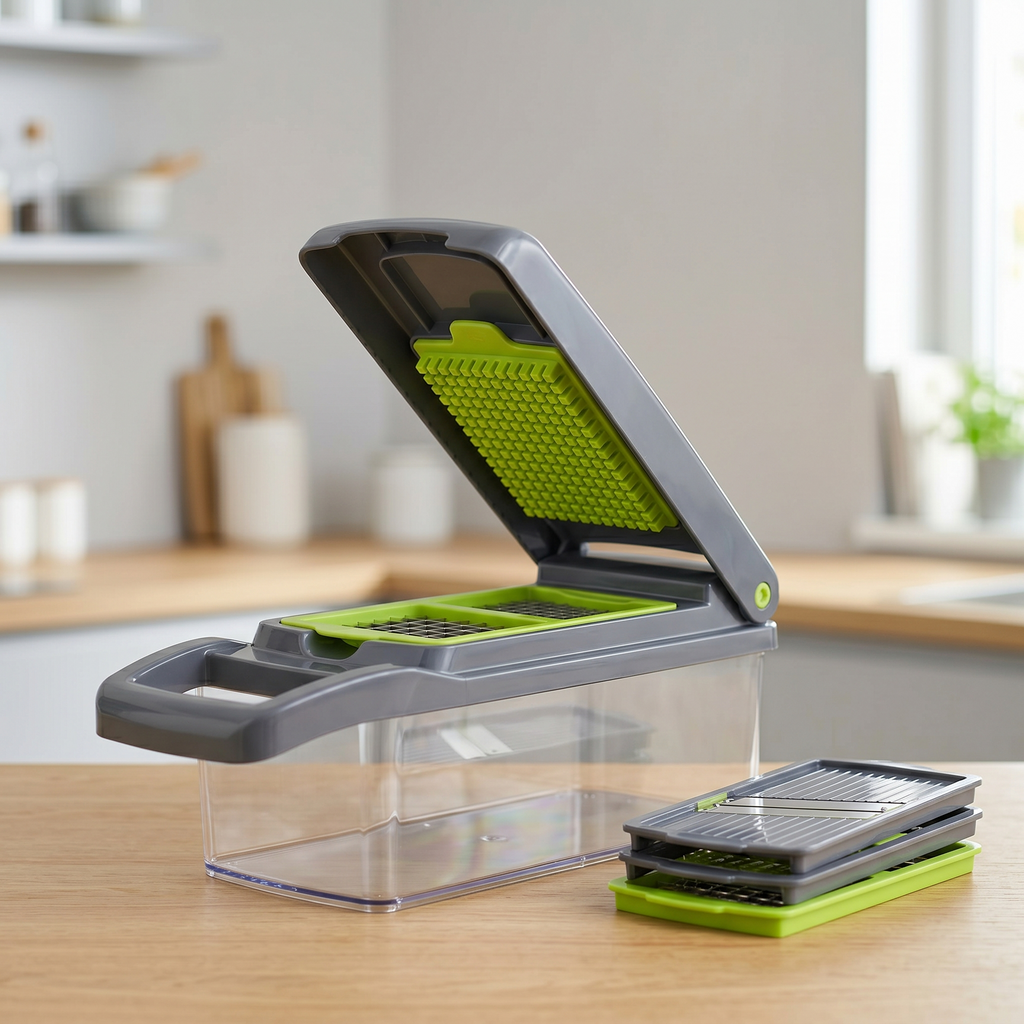 SmartPrep Vegetable Chopper &amp; Slicer with Storage Container
